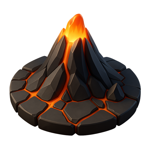 Derupt Volcano Image